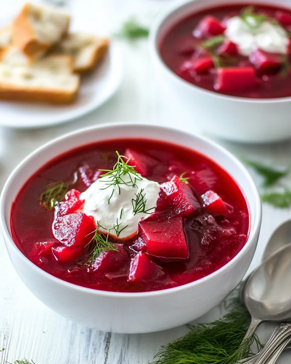 Delicious Classic Borscht Recipe image