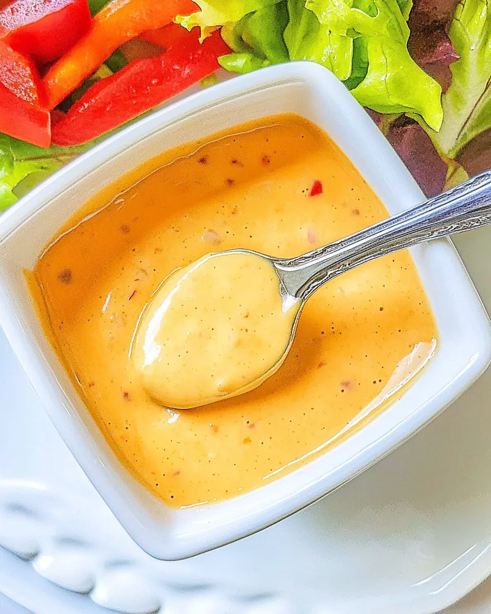 Delicious Classic King Cole Restaurant French Dressing: A Creamy Ohio Favorite shot