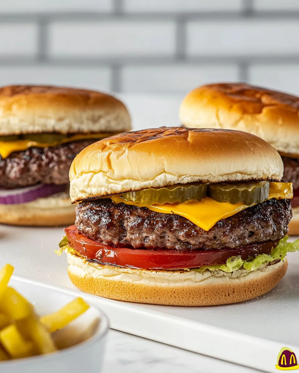 Classic Classic McDonalds Hamburger Recipe (Homemade Version) image