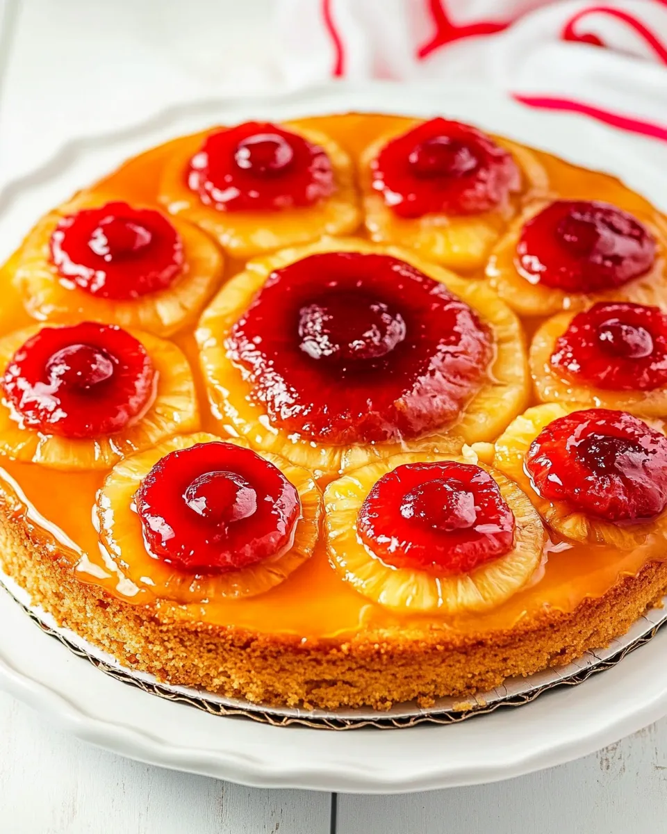 Delicious Classic Pineapple Upside-Down Cake recipe photo