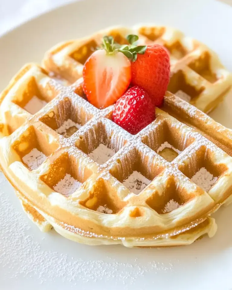 Homemade Classic Waffle Recipe photo