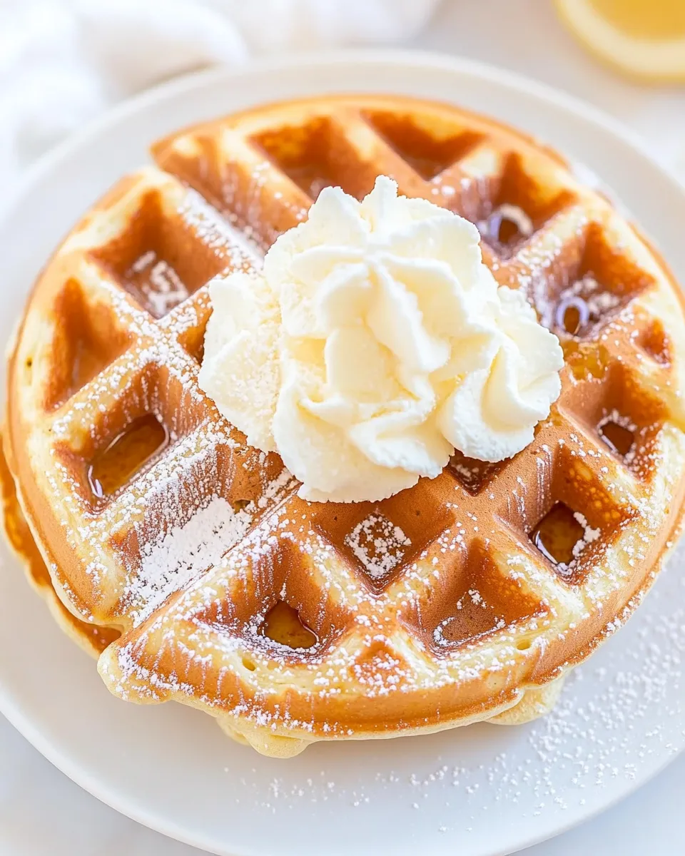 Easy Classic Waffle Recipe image