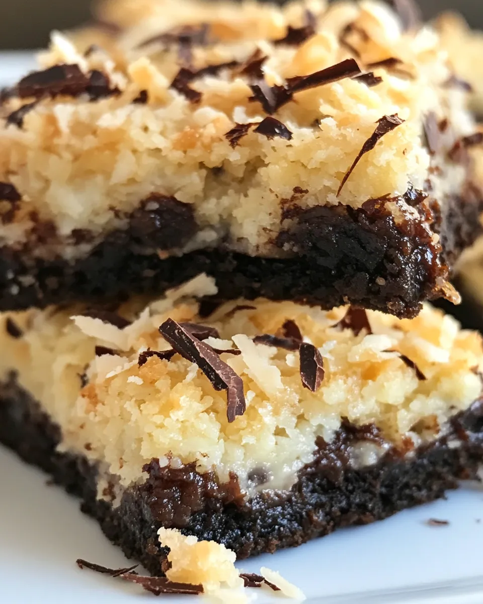 Quick Coconut Brookies picture