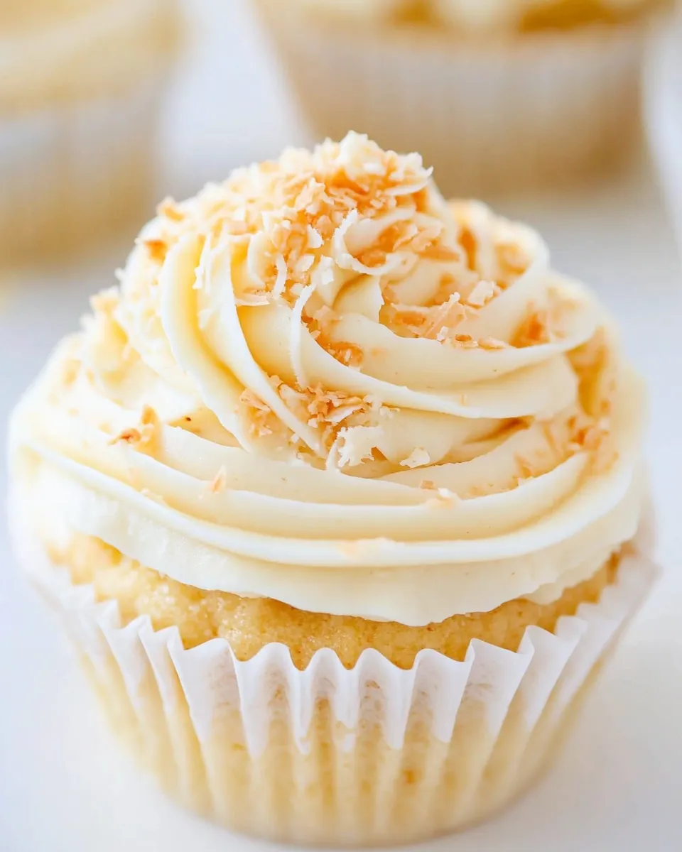 Classic Coconut Buttercream Frosting image