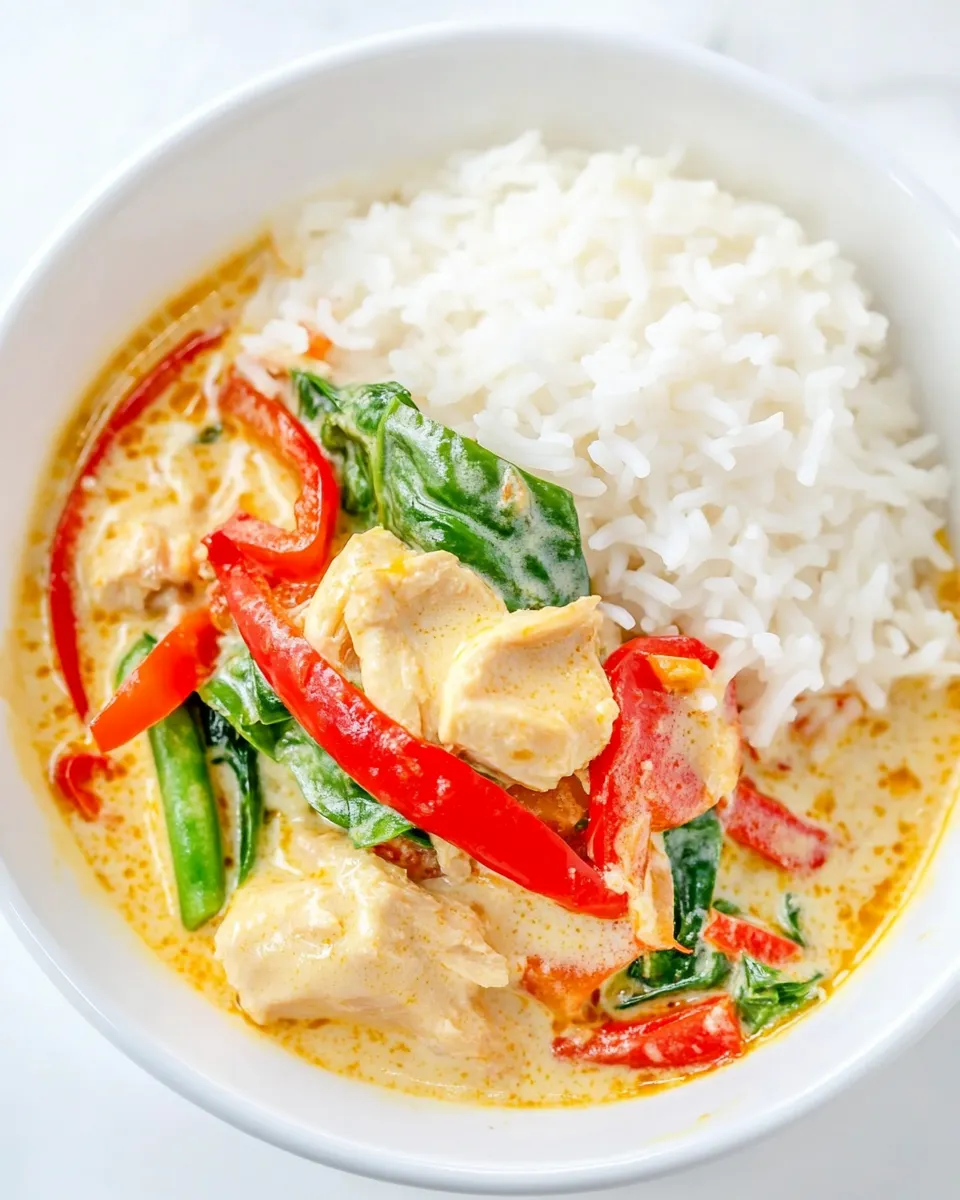 Delicious Coconut Curry Recipe shot