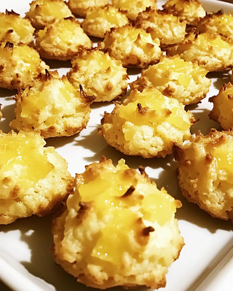 Homemade Coconut Lemon Macaroons photo
