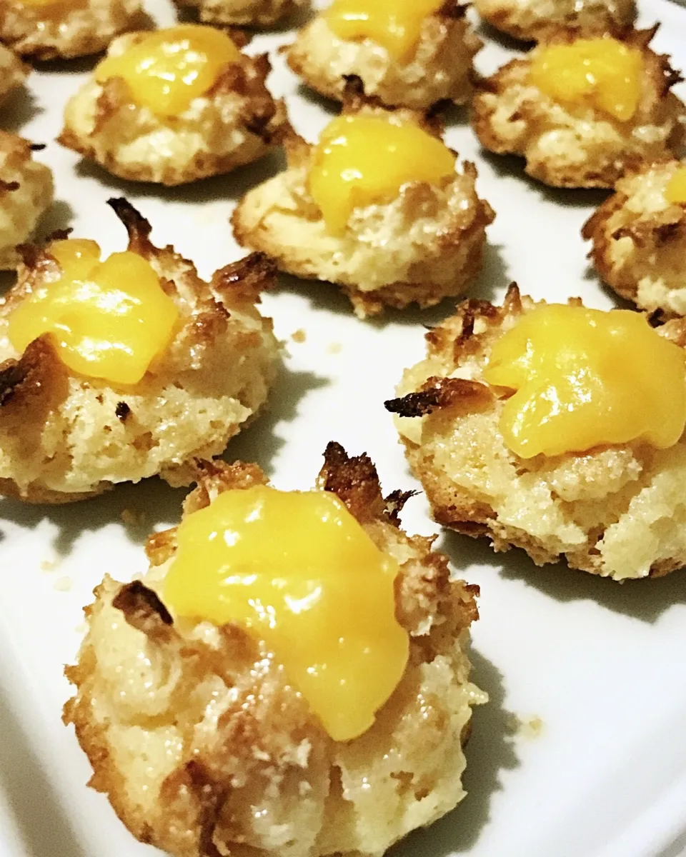 Classic Coconut Lemon Macaroons image
