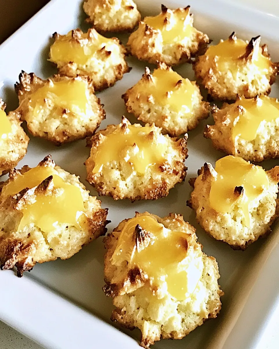 Easy Coconut Lemon Macaroons picture