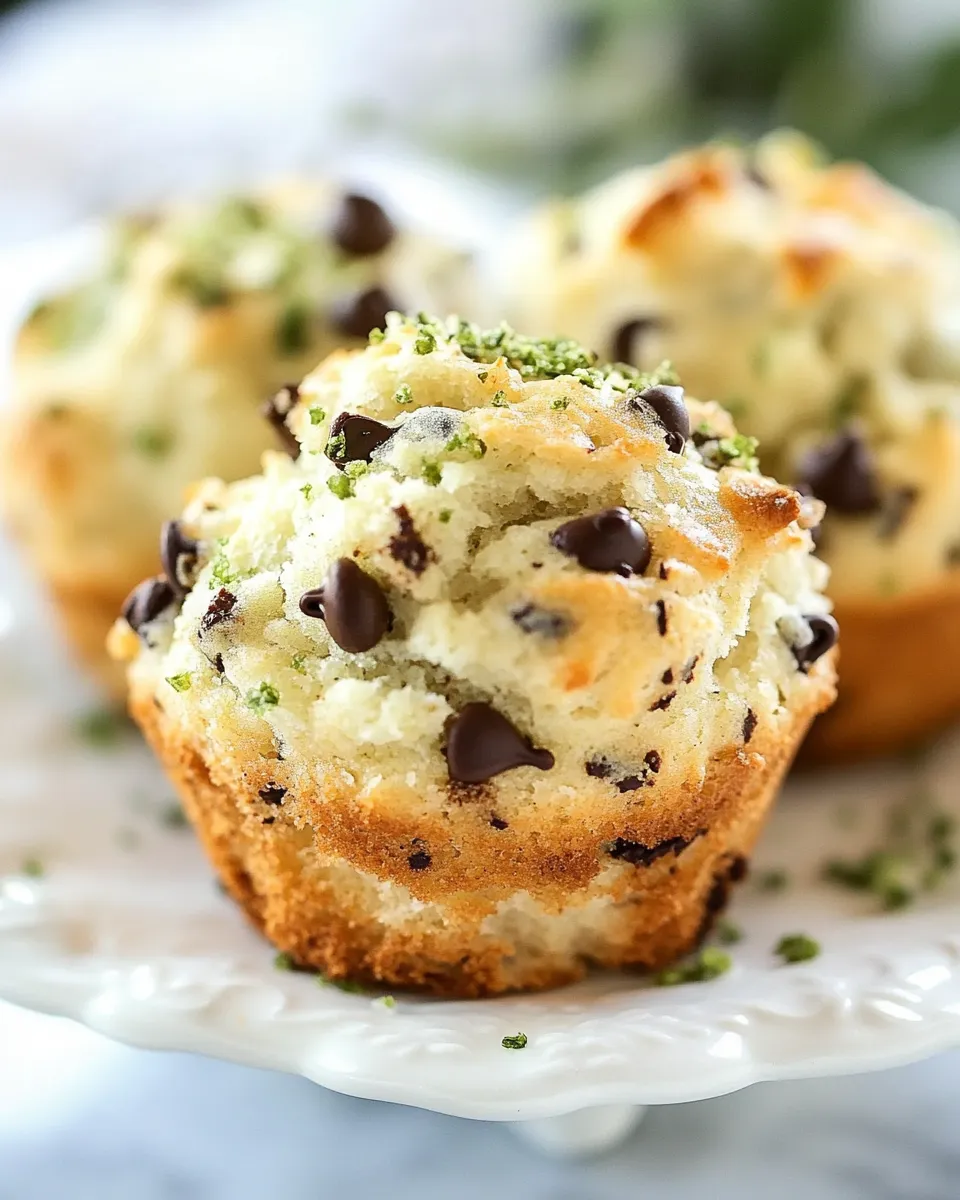 Homemade Coconut Lime Chocolate Chip Muffins photo