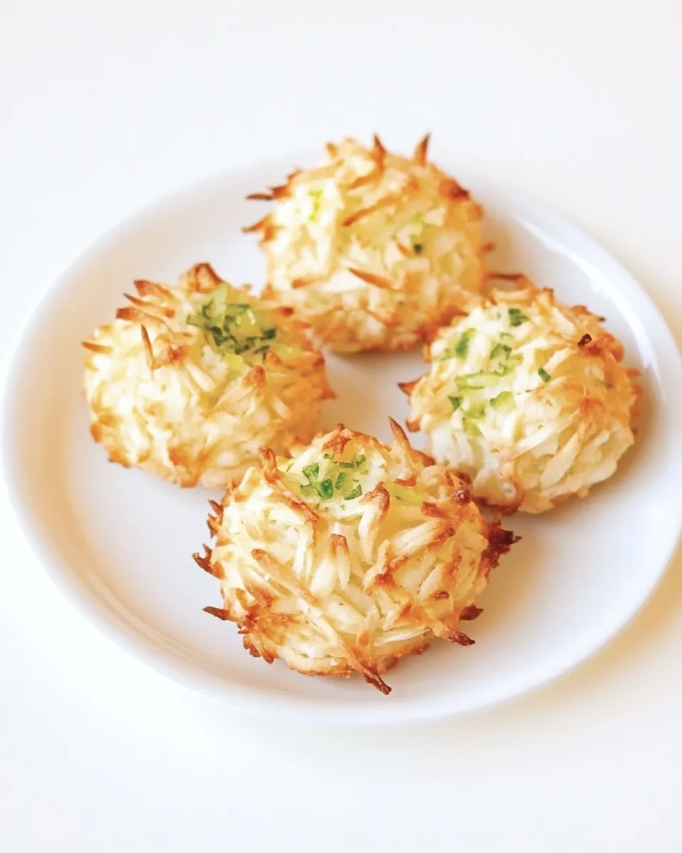Easy Coconut Lime Macaroons with White Chocolate recipe photo