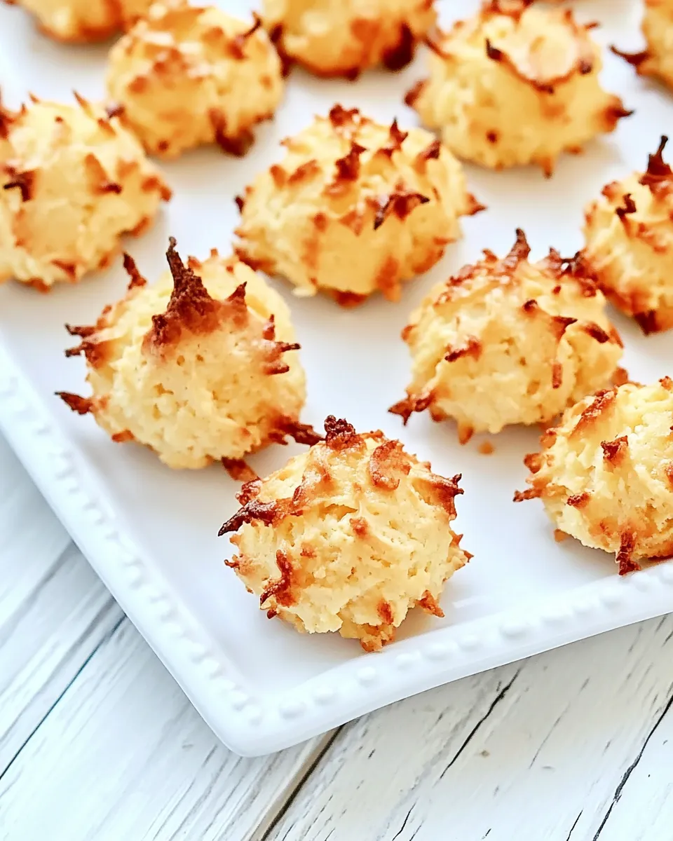 Easy Coconut Macaroons with Condensed Milk picture