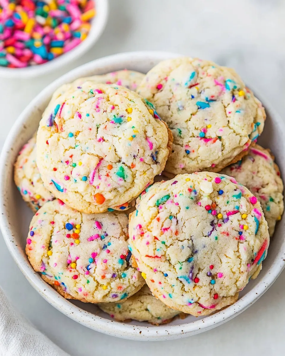 Homemade Confetti Cookies photo