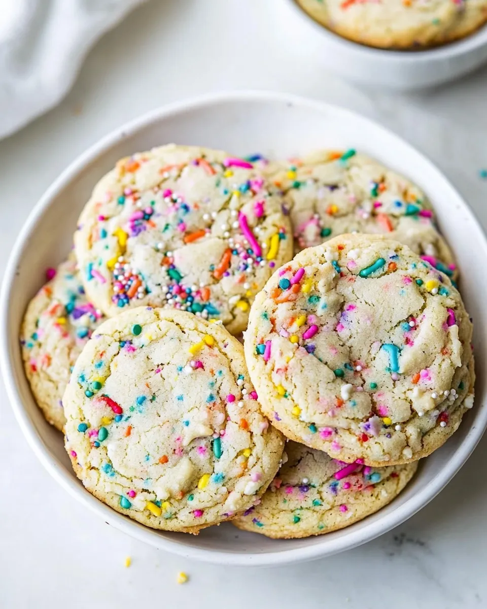 Easy Confetti Cookies picture