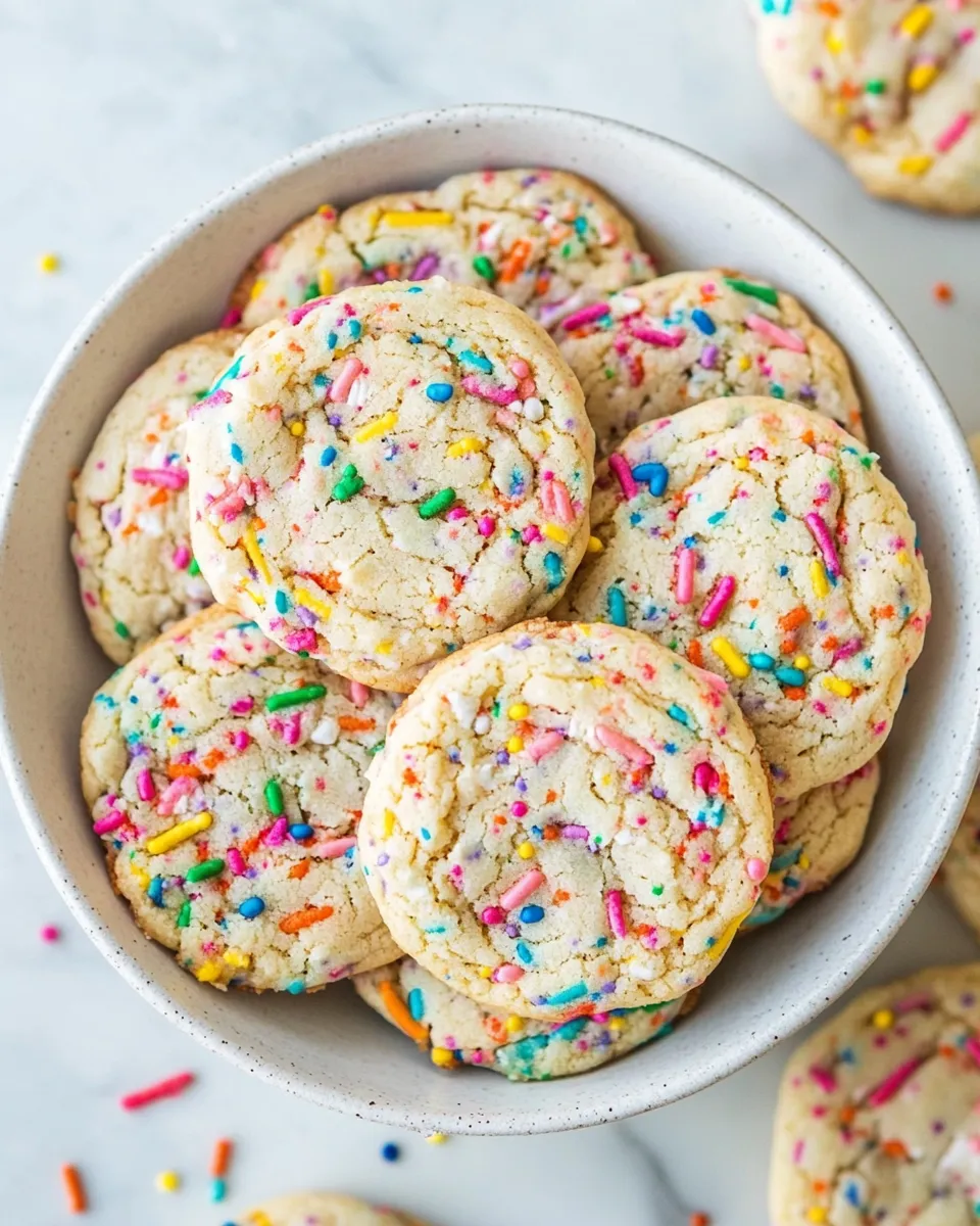 Delicious Confetti Cookies shot