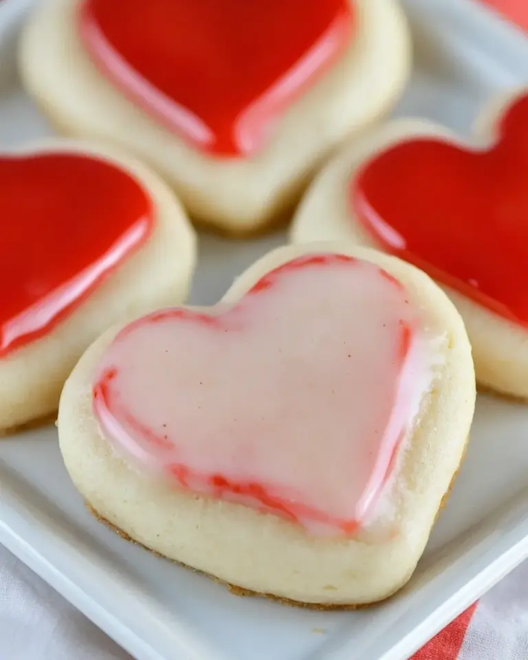 Homemade Copycat Heart Cookies with Cinnamon Icing photo