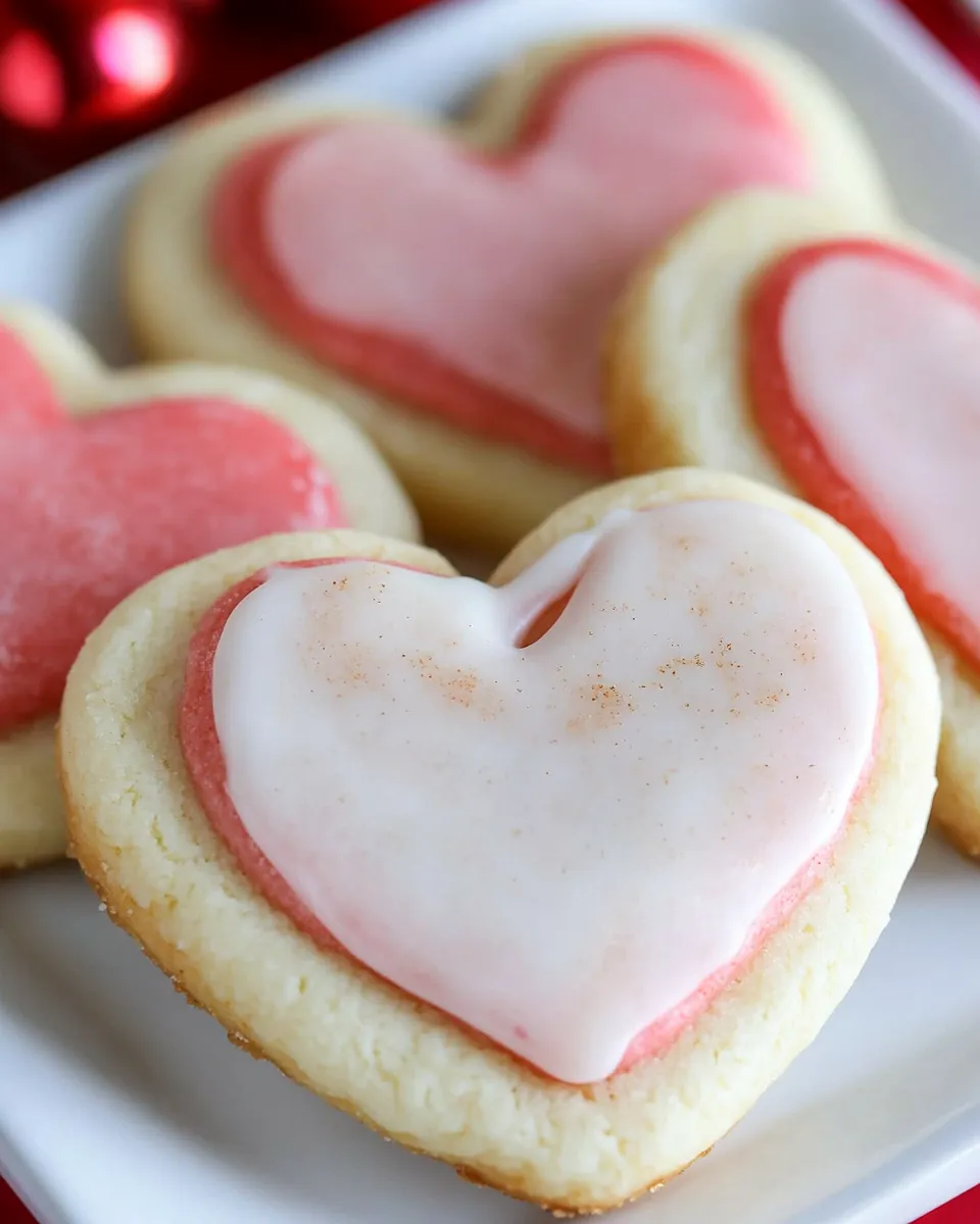 Classic Copycat Heart Cookies with Cinnamon Icing image