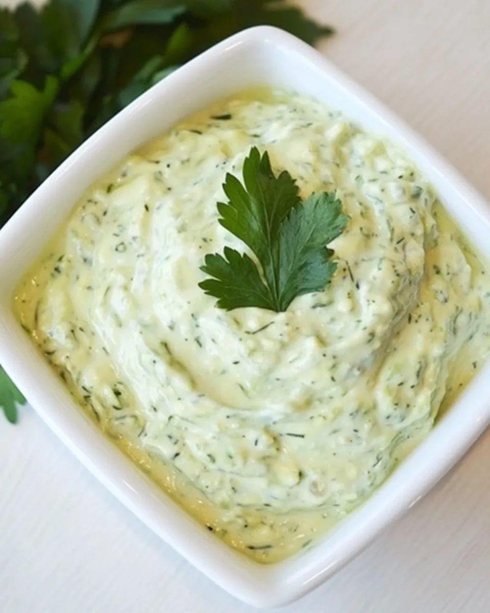 Homemade Creamy Avocado Yogurt Dip photo