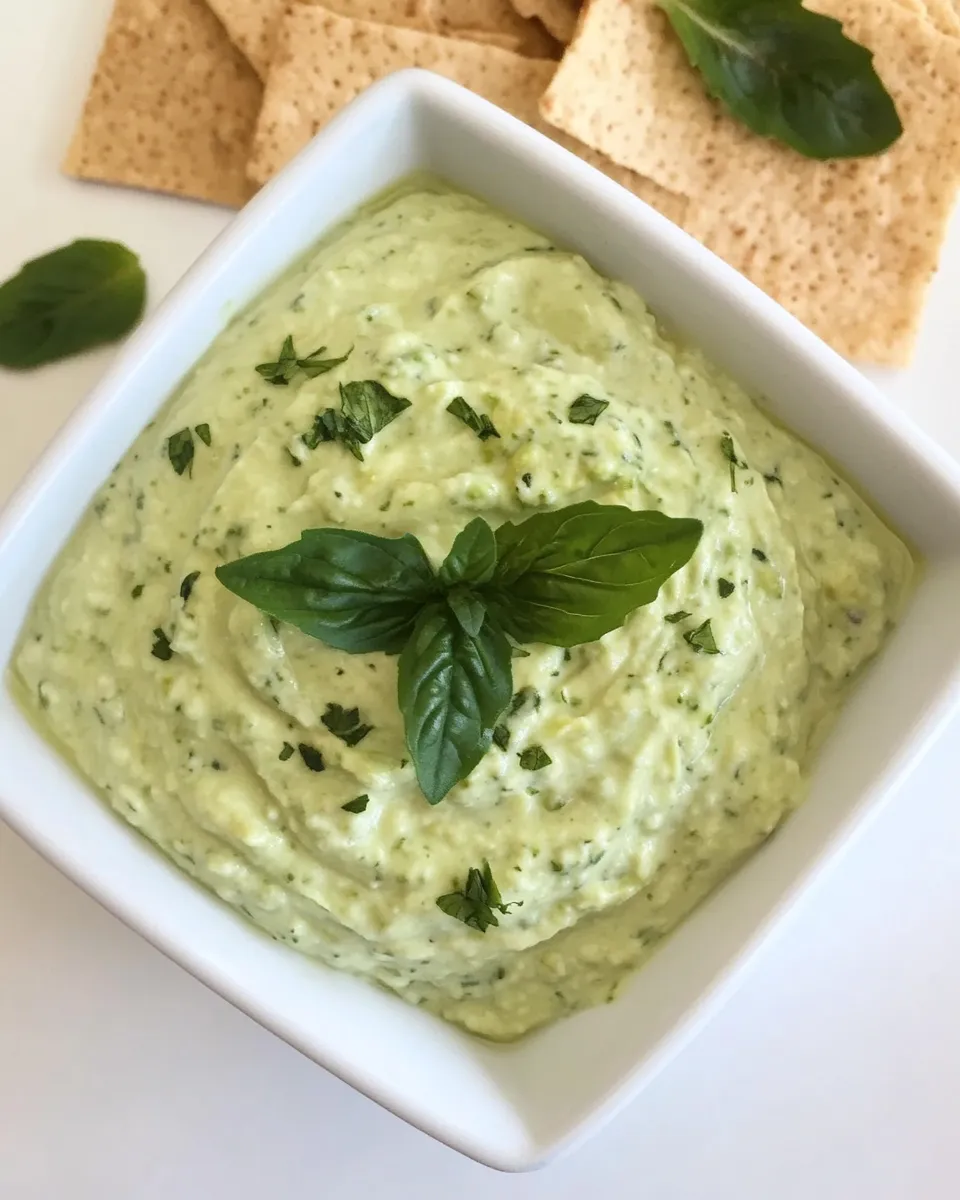 Easy Creamy Avocado Yogurt Dip picture