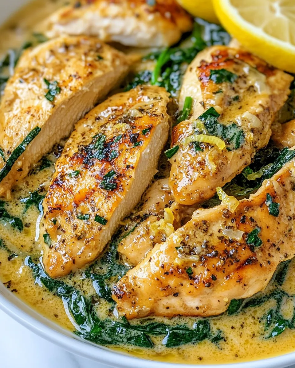 Delicious Creamy Butter Lemon Chicken shot
