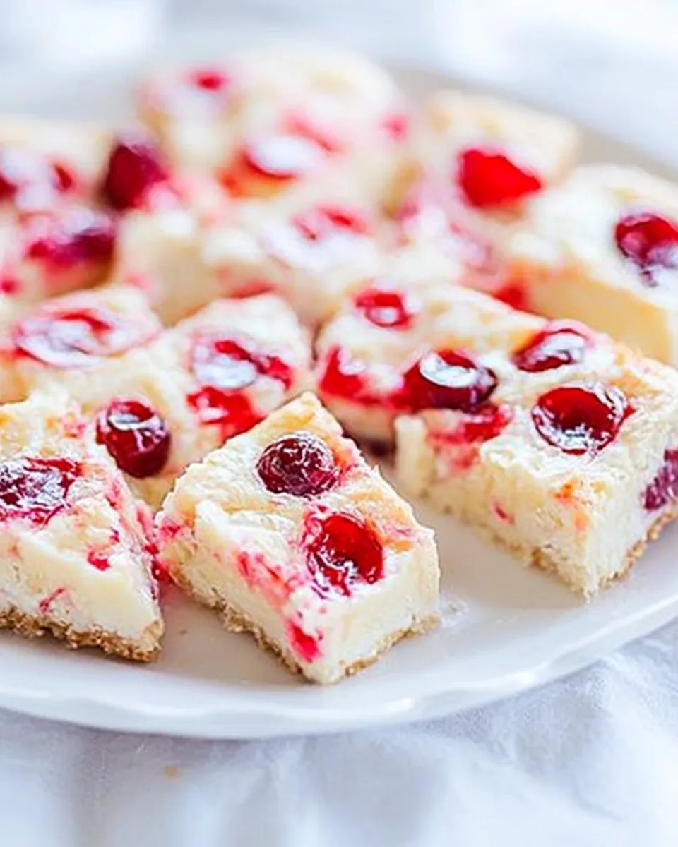 Classic Creamy Cherry and Lemon Bars image