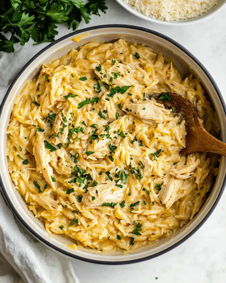 Homemade Creamy Chicken Orzo photo