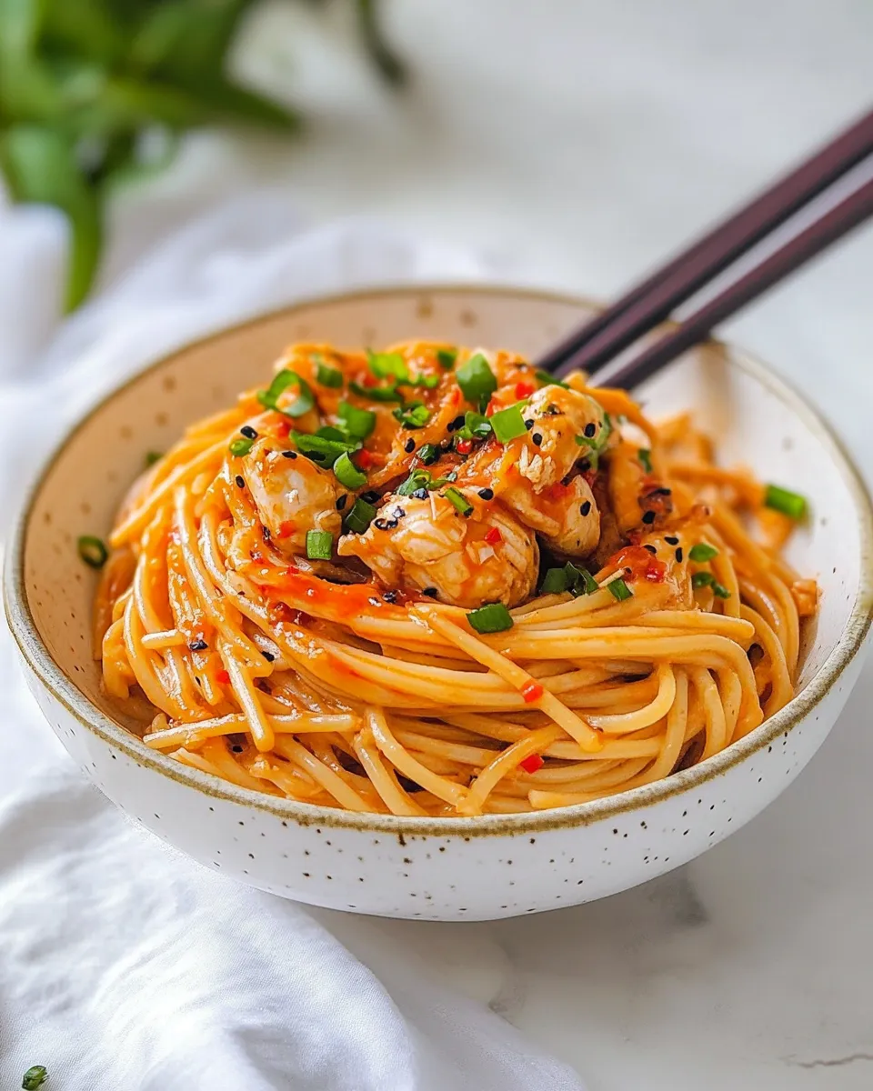 Classic Creamy Chili Crab Pasta image