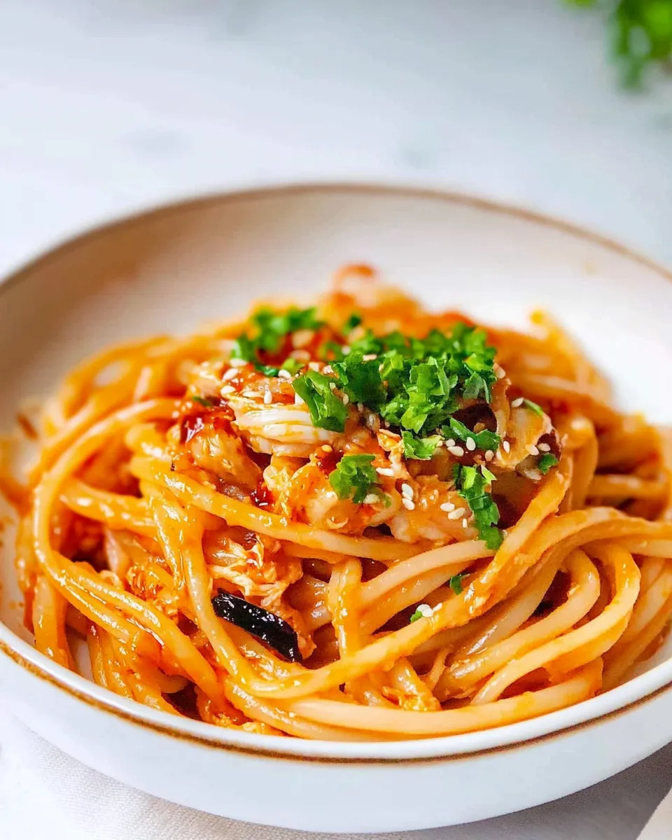 Easy Creamy Chili Crab Pasta recipe photo