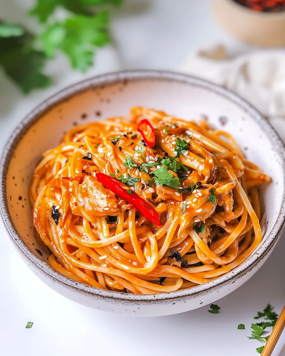 Delicious Creamy Chili Crab Pasta picture
