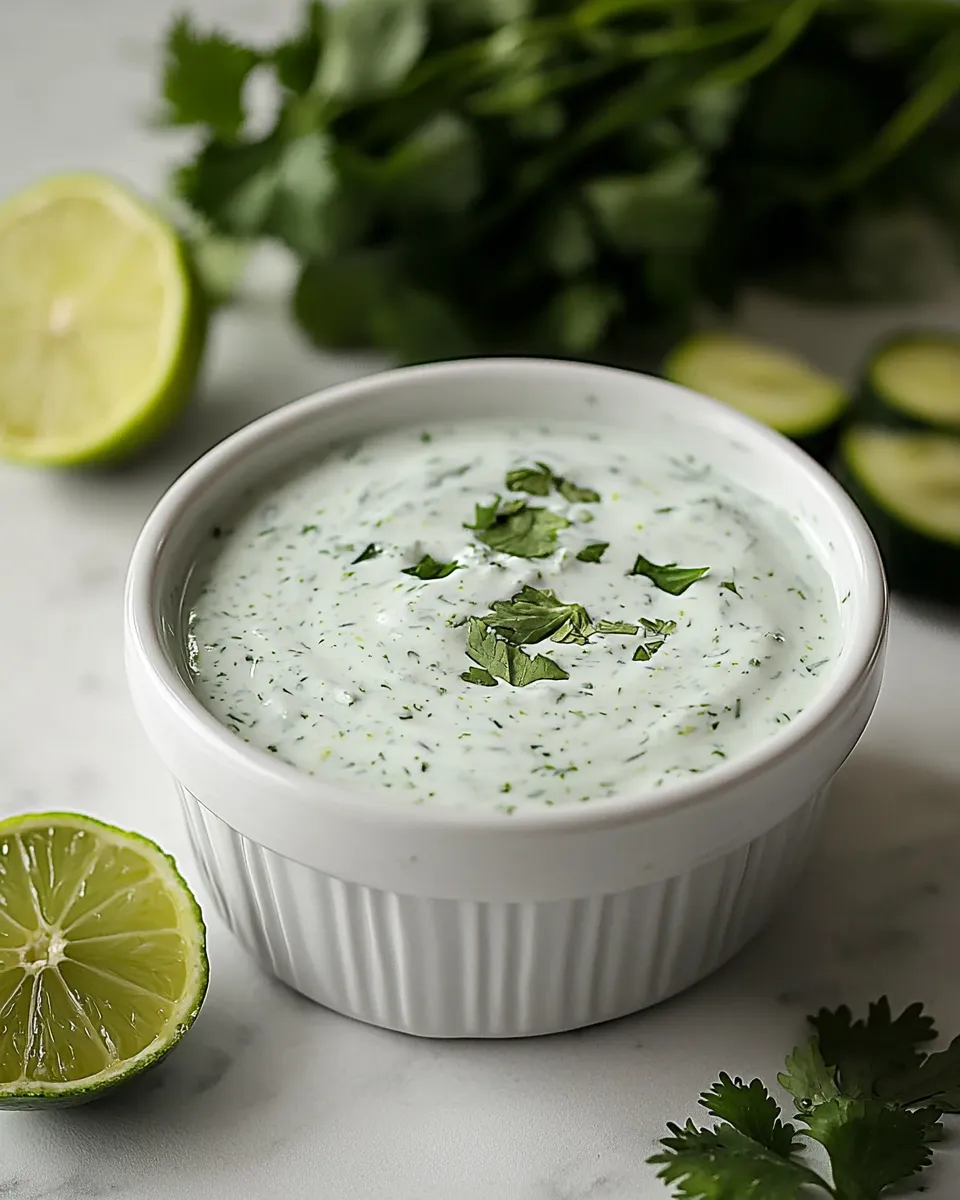 Classic Creamy Cilantro Lime Sauce image