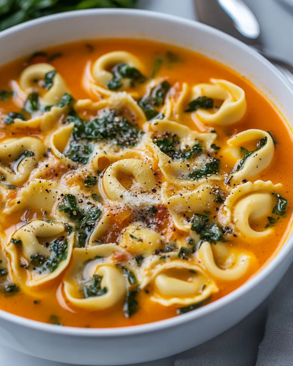 Easy Creamy Tortellini Soup Recipe picture