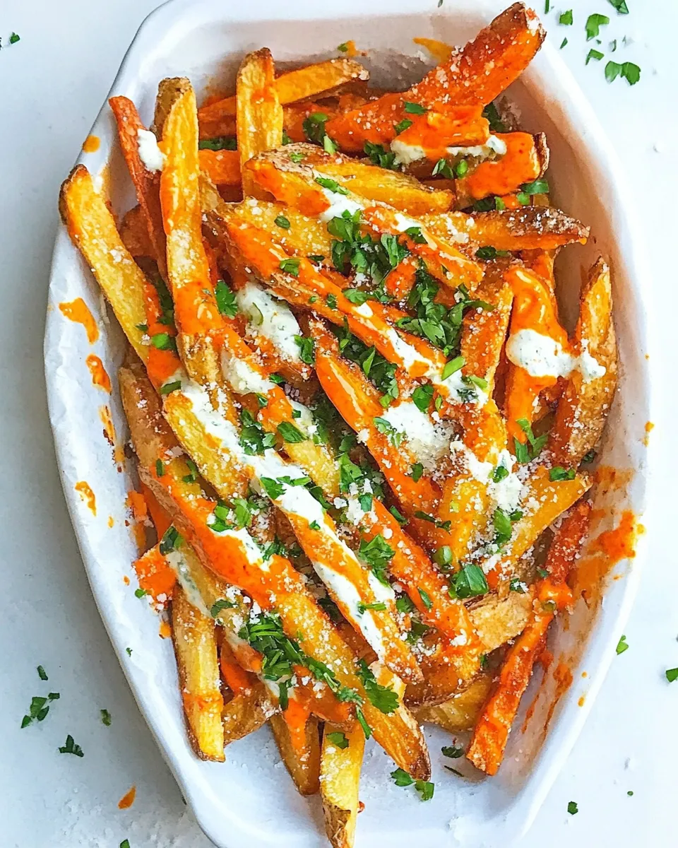 Tasty Crispy Buffalo Oven Fries. recipe photo