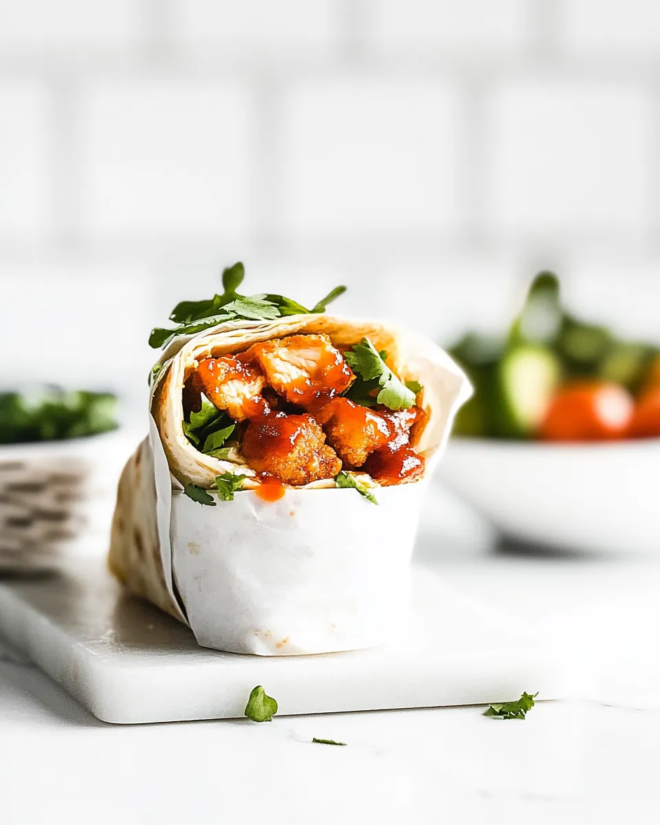 Classic Crispy Chicken Wraps image