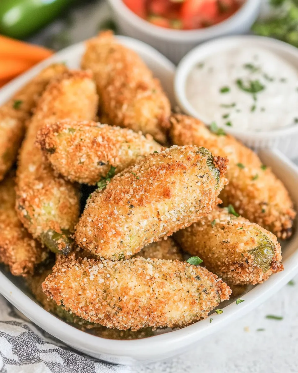 Delicious Crispy Fried Jalapeo Poppers Recipe (The Ultimate Party Appetizer) shot
