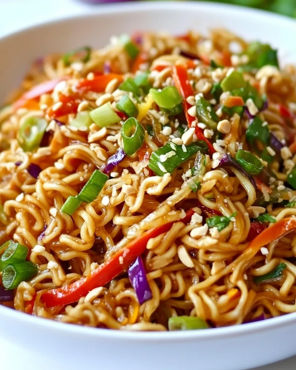 Homemade Crispy Peanut Noodles photo