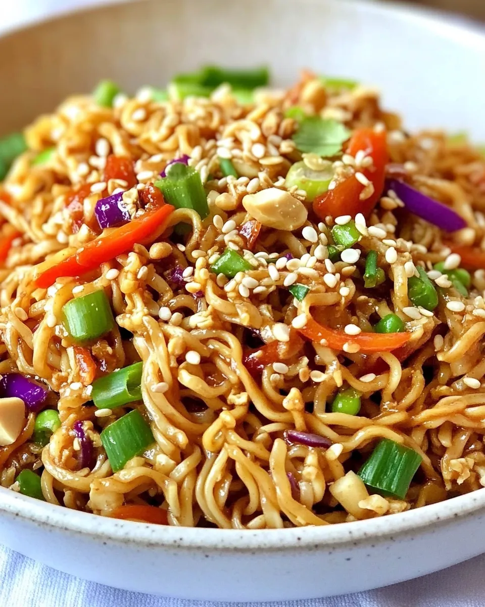 Classic Crispy Peanut Noodles image
