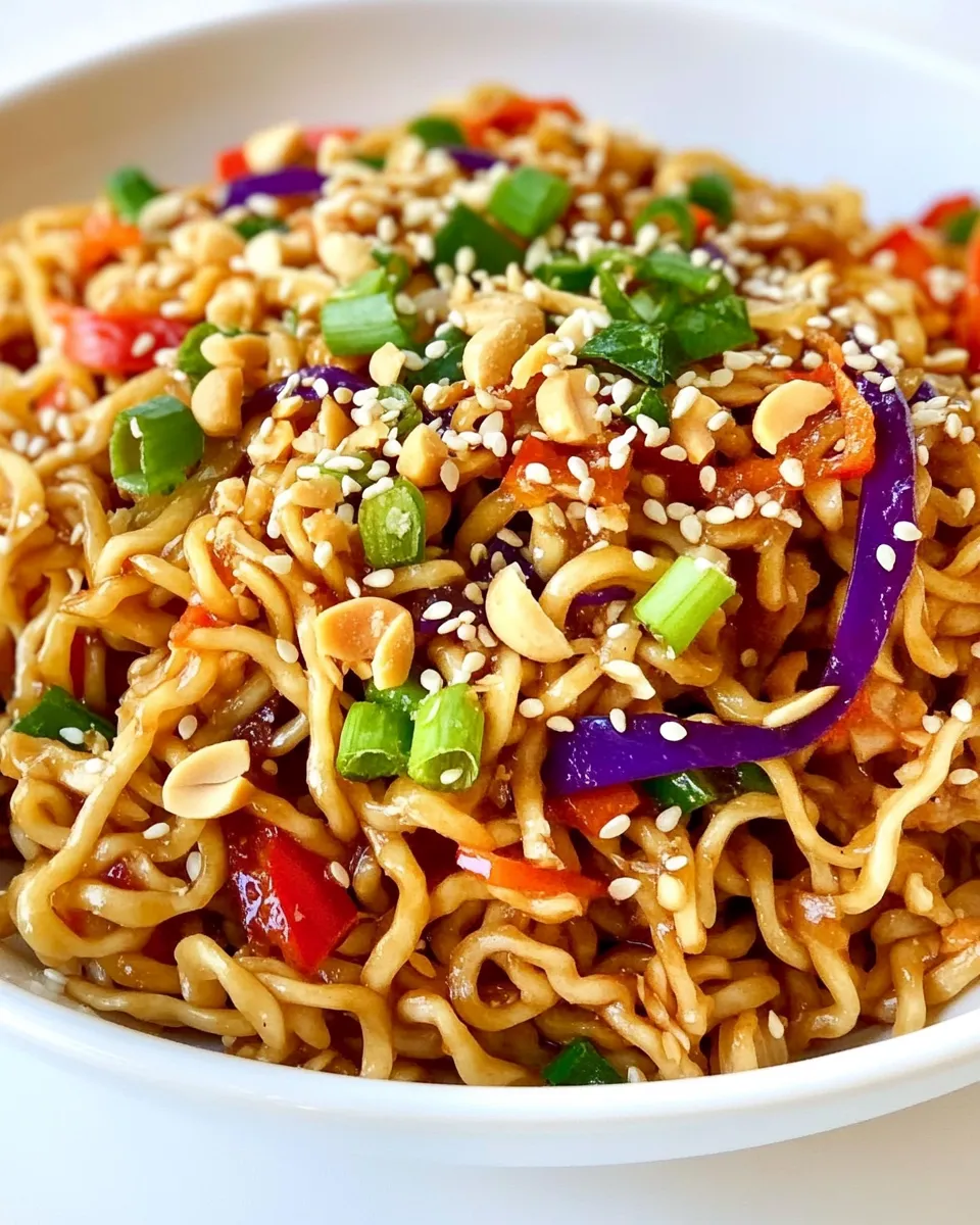 Easy Crispy Peanut Noodles picture