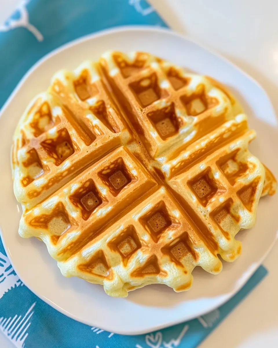 Classic Crispy Waffle Recipe image
