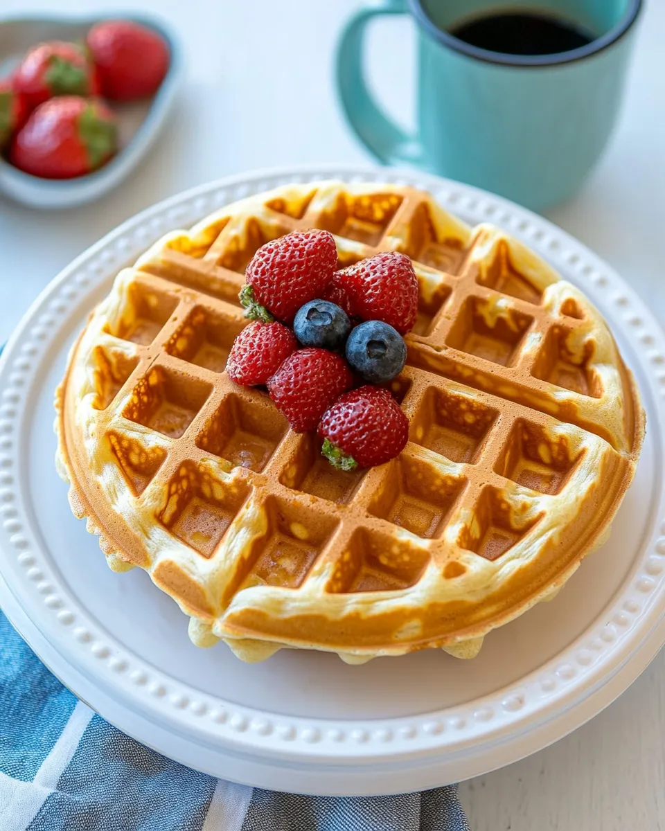 Easy Crispy Waffle Recipe picture