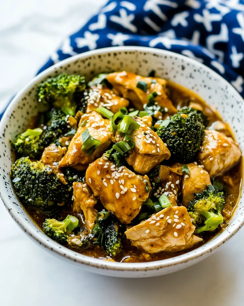 Homemade Crockpot Chicken and Broccoli photo