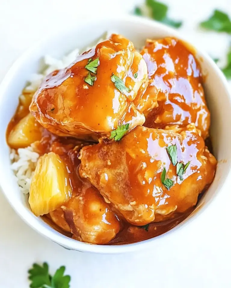 Homemade Crockpot Pineapple Chicken photo