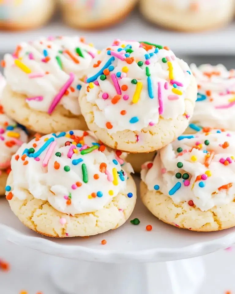 Homemade Crumbl Birthday Cake Cookies Copycat photo