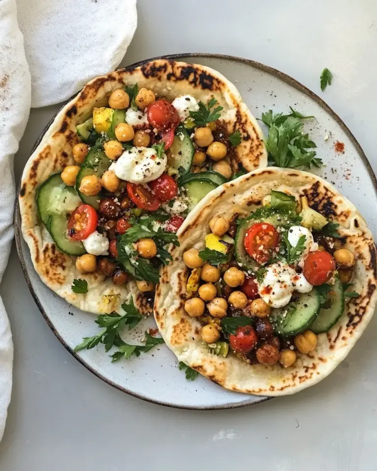 Homemade Crunchy Roasted Chickpea Pitas. photo