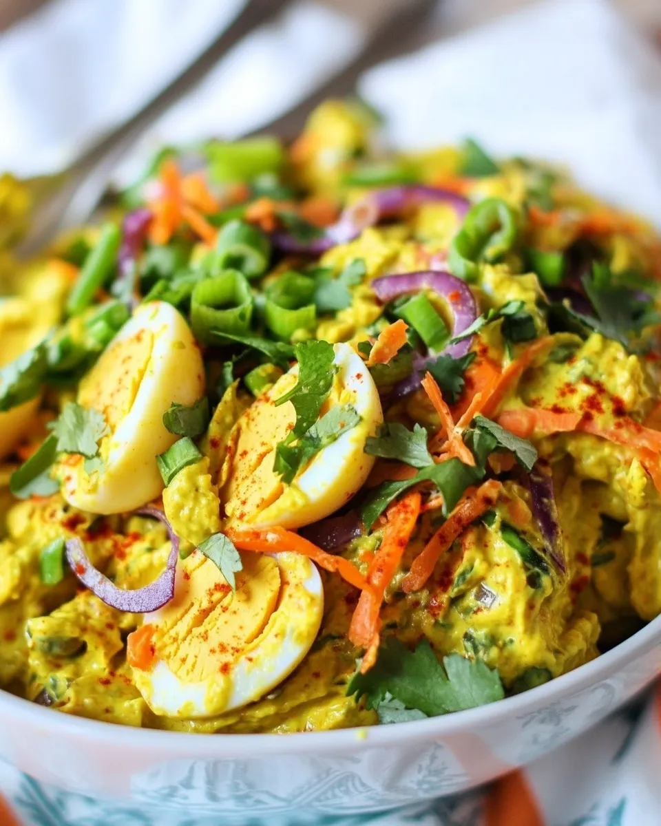 Easy Curried Egg Salad image