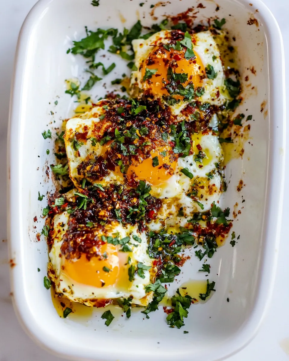 Homemade Dads Easy Cheesy Eggs with Chili Butter. recipe photo