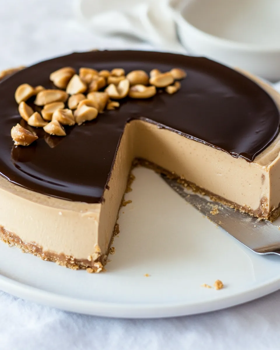 Easy Dairy-Free Low-Carb Peanut Butter Pie picture