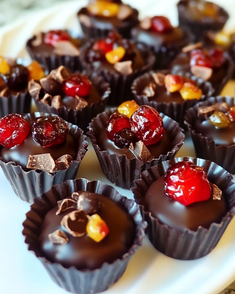 Best Dark Chocolate Fruit Candies shot