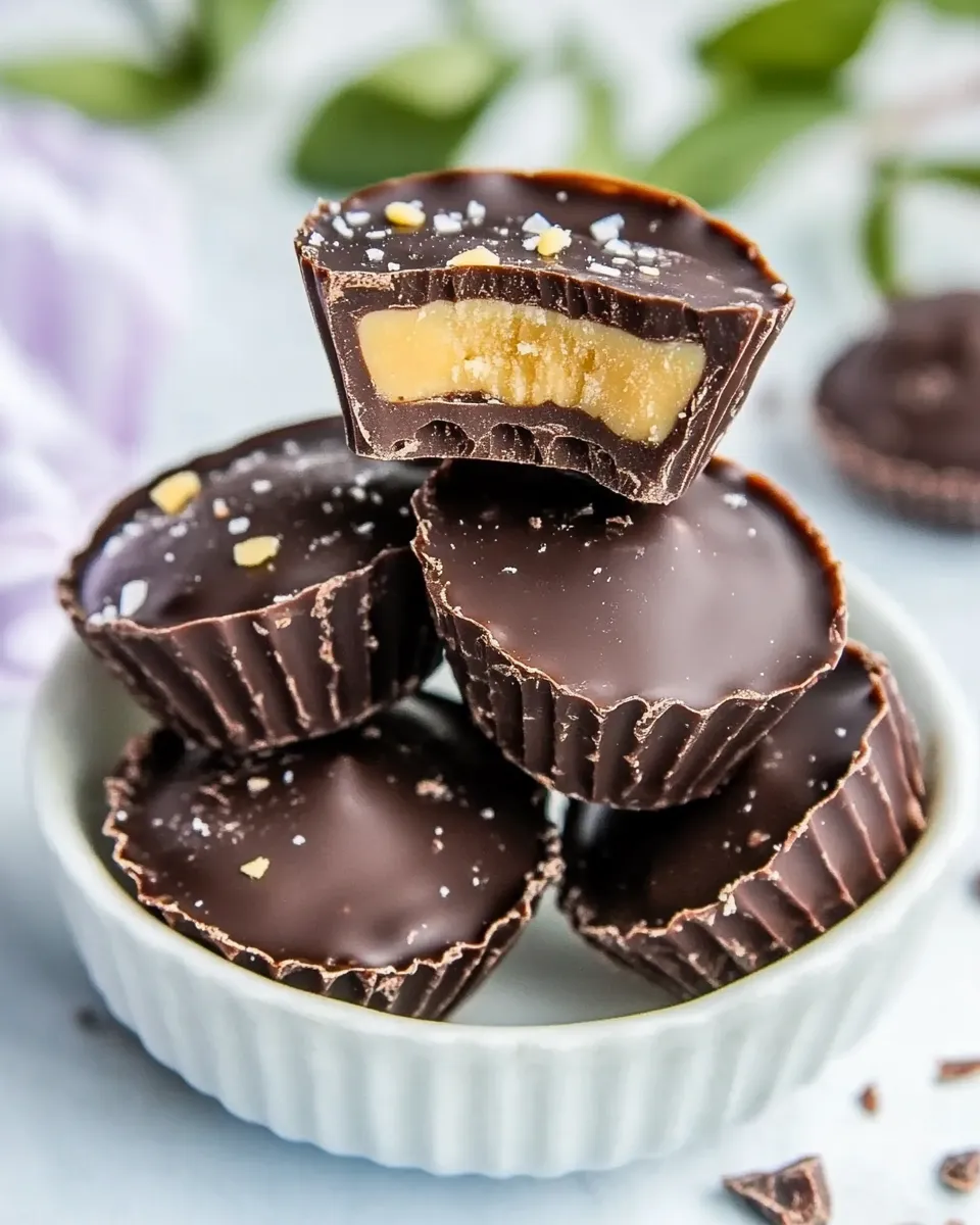 Classic Dark Chocolate Peanut Butter Cups image