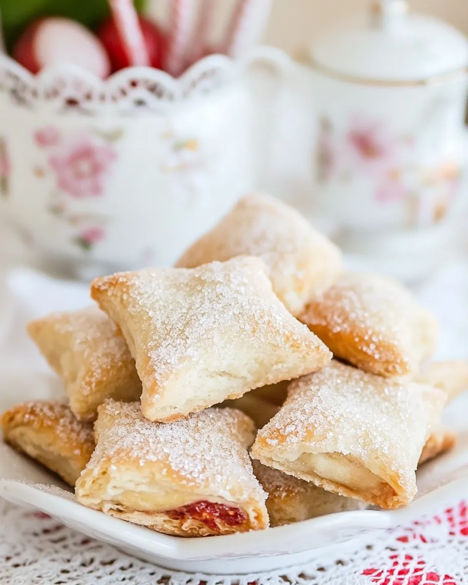 Easy Deditos de Novia (Sugar-Coated Guava Biscuits) recipe photo