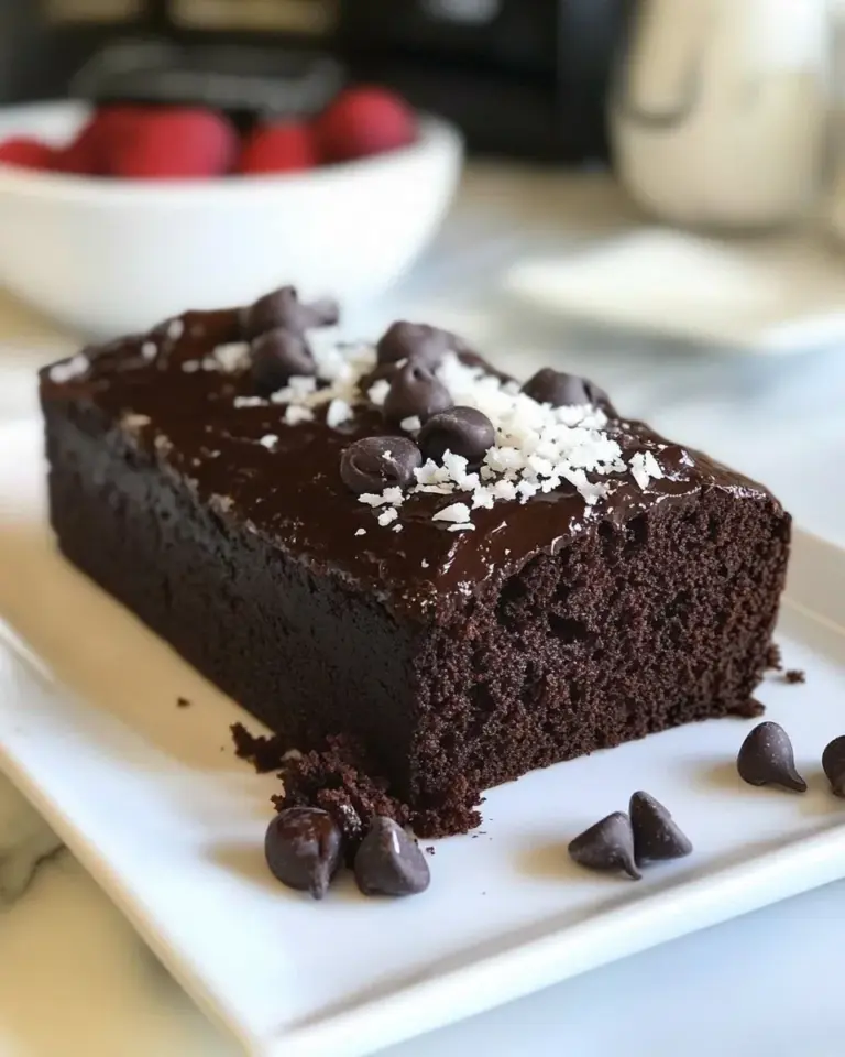 Homemade Double Chocolate Loaf Cake photo