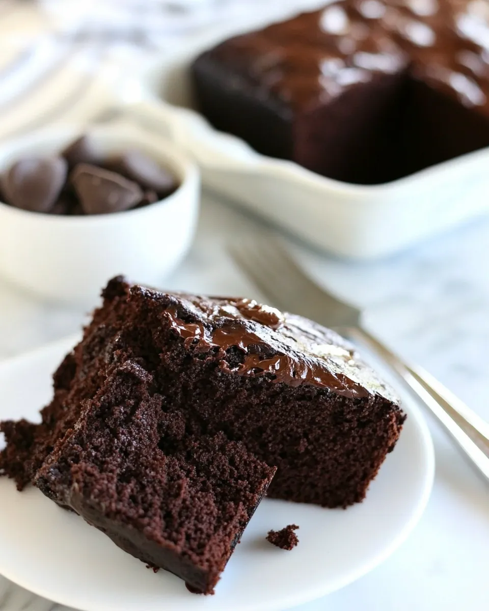 Classic Double Chocolate Loaf Cake image